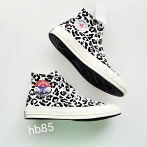 Converse Chuck 70 Hi Logo Play White Black Desert Men's 11 Women's 13